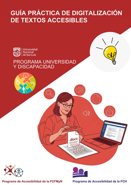 Portada de la Guía práctica de Digitalización de Textos Accesibles.