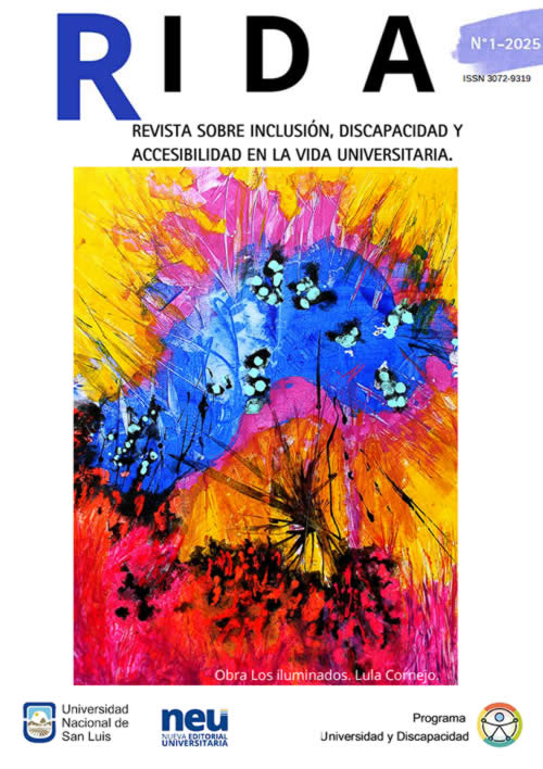 RIDA Revista sobre Inclusión, Discapacidad y Accesibilidad en la vida universitaria - N° 1
